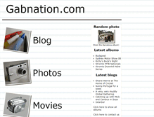 Tablet Screenshot of gabnation.com